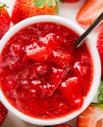 Supreme Strawberry Topping