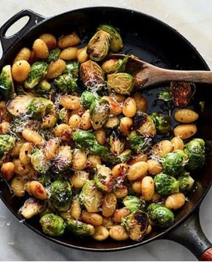Crisp Gnocchi with Brussels Sprouts and Brown Butter