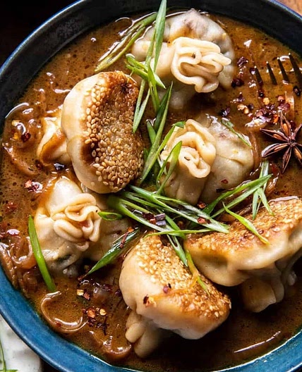 French onion soup dumplings