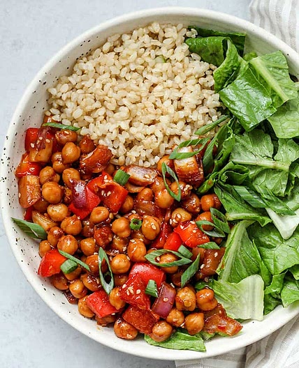 Garlic Chili Chickpeas