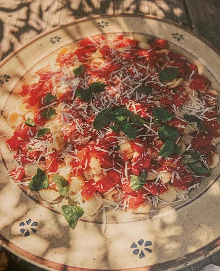 Pasta con salsa doppia 