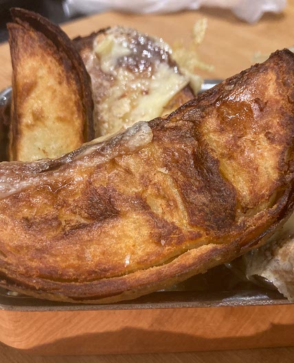 Airfryer twice baked jacket wedges