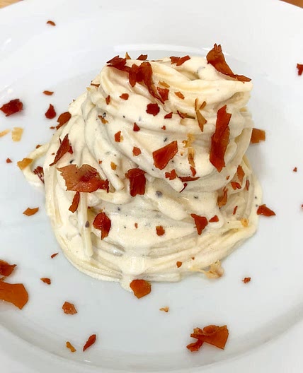 CRISPY PROSCIUTTO PASTA