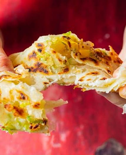 Flaky Spring Onion Pancake