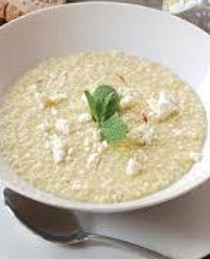 Tarhana with milk