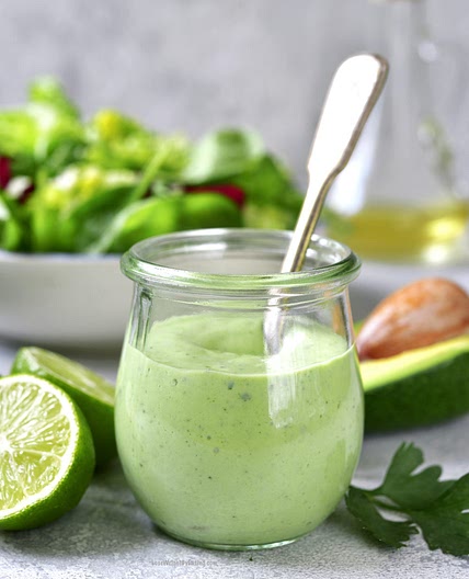 Healthy Green Goddess Dressing Recipe (LOW CALORIE)