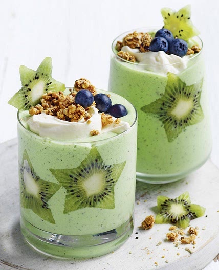 Green kiwi smoothie recipe