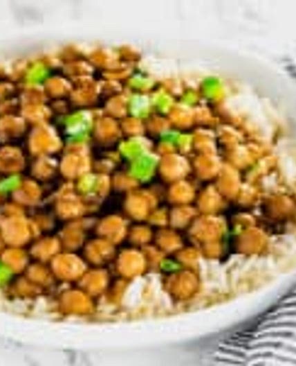 General Tso’s Chick Peas (Vegan, Gluten-Free)