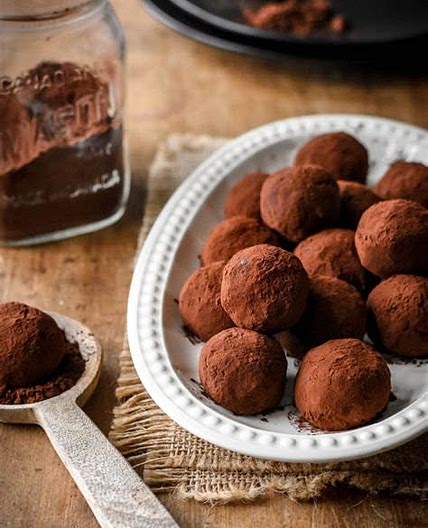Truffes en chocolat
