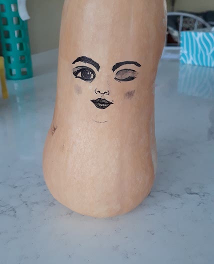 Baked butternut squash