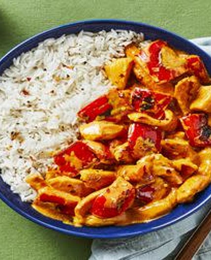 Yellow Curry Chicken and Rice