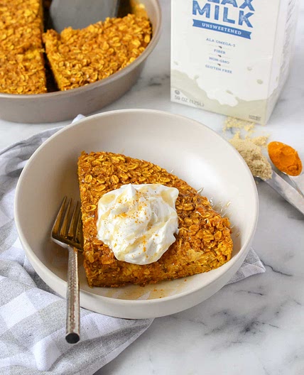 Golden Milk Baked Oatmeal