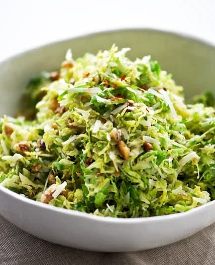 Shaved Brussels Sprouts & Pecorino Salad