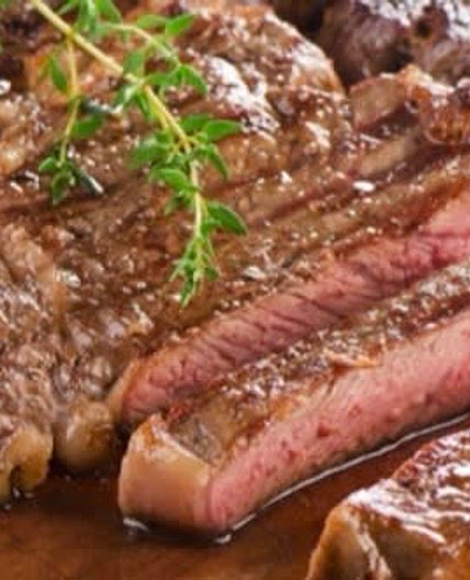 Asian Marinated Steak with Mushrooms & Broccolini