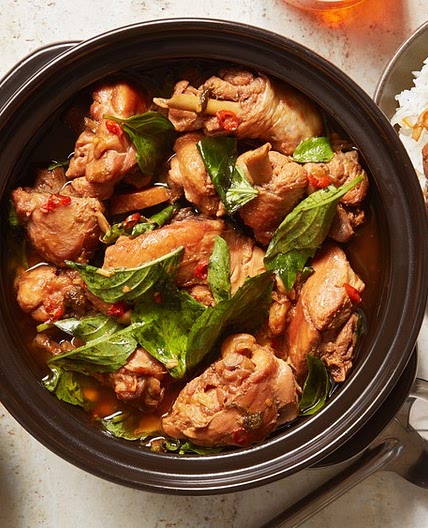 Three-Cup Chicken (San Bei Ji) — Epicurious