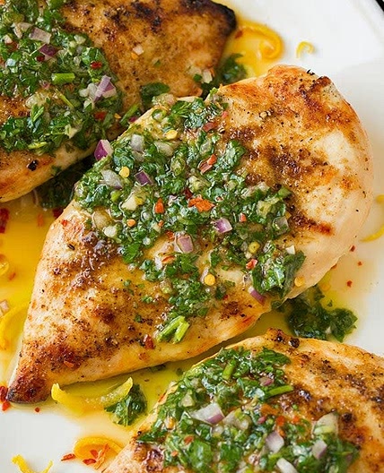 Baked Chimichurri Chicken