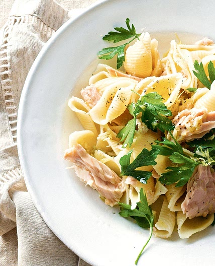 Tuna and lemon pasta