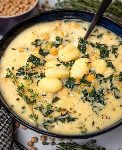 Creamy Vegan Gnocchi Soup