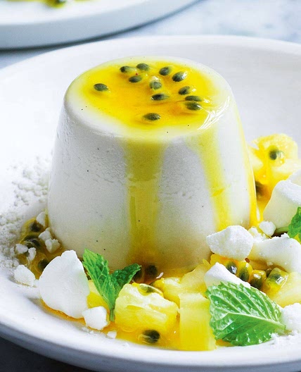 Coconut panna cotta recipe