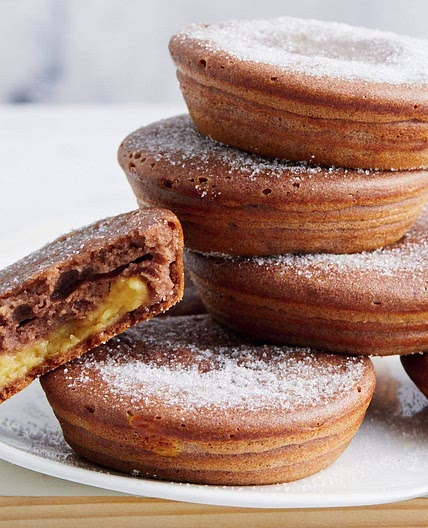 Pie maker Caramilk custard-filled doughnuts recipe