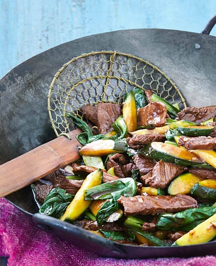 Beef and oyster sauce stir-fry