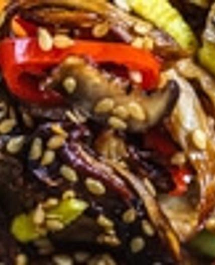 Chinese Oyster mushroom plum pancakes