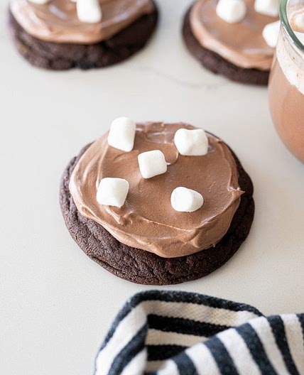 Crumbl Frozen Hot Chocolate Cookie