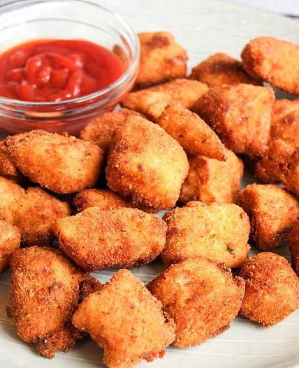 Chicken nuggets, goujons