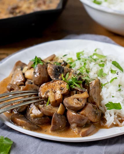 Mushroom Stroganoff