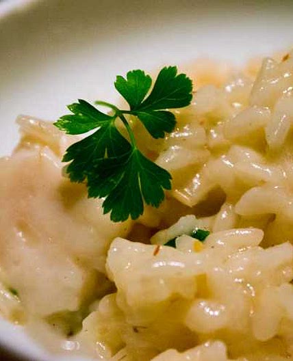 Super cheesy risotto