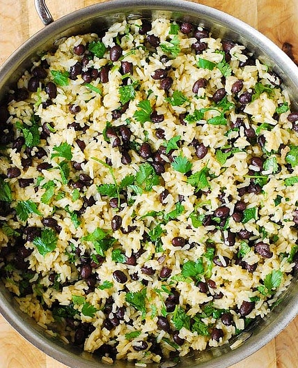 Cilantro-Lime Black Bean Rice