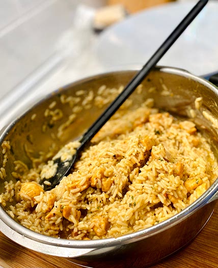 Simple but delicious chicken risotto