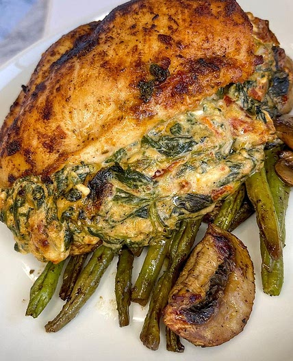 Stuffed chicken breast