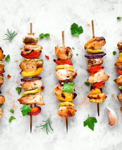 Mediterranean Chicken Kebabs 