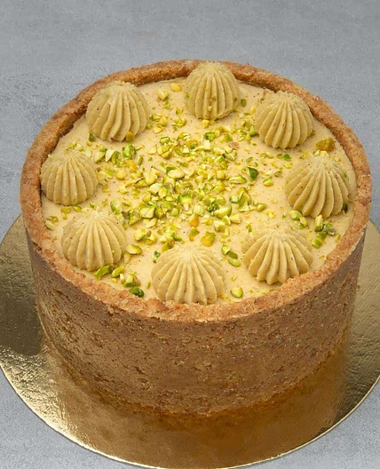 No-bake Pistachio cheesecake