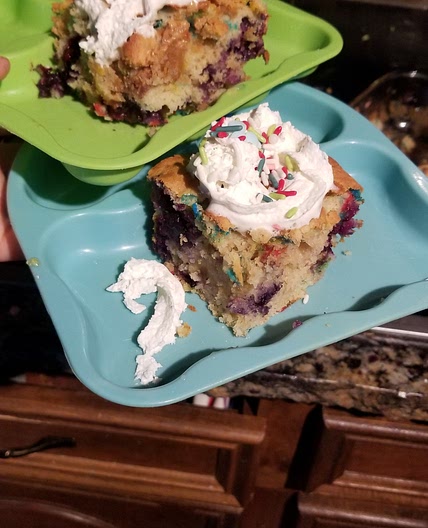 Healthy Breakfast Birthday Cake