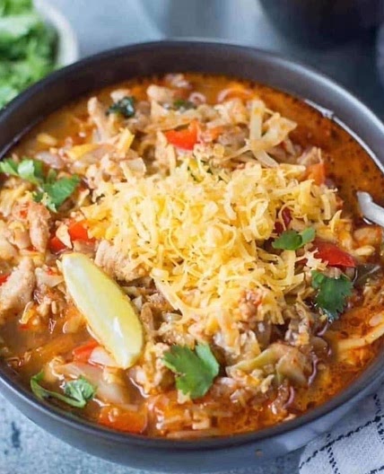 Crockpot Chicken Taco Soup