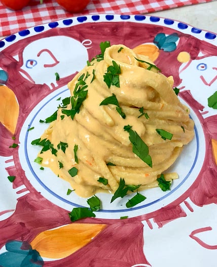 CREAMY VEGAN LINGUINE