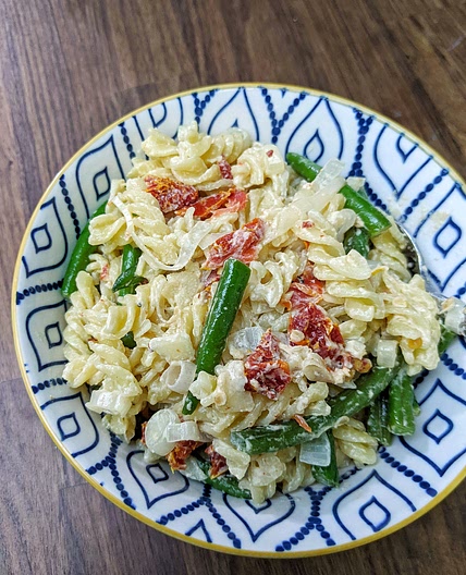 Creamy Goat Cheese Pasta