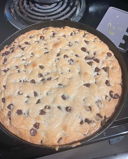 High altitude GF Skillet cookie (5,000 ft)