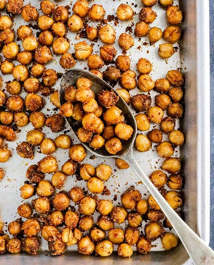 Taco Seasoned Crispy Chickpeas