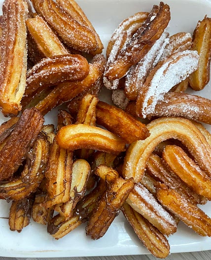 Churros♥️🇪🇸 (vegan alternative included)