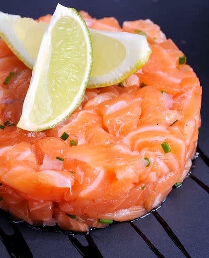 Tartare de saumon à l’orientale