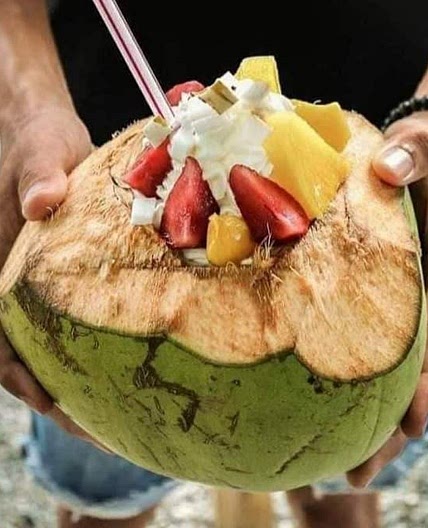 Coconut ice cream