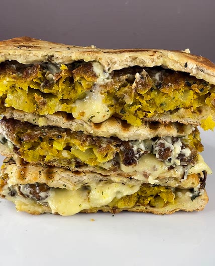 Onion Bhaji Naan Toastie