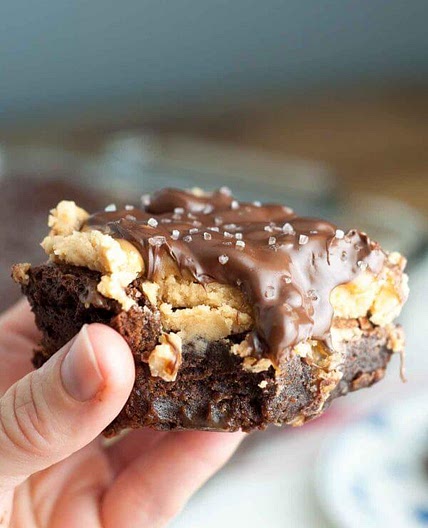 Buckeye Turtle Brownies (Seriously GOOD)