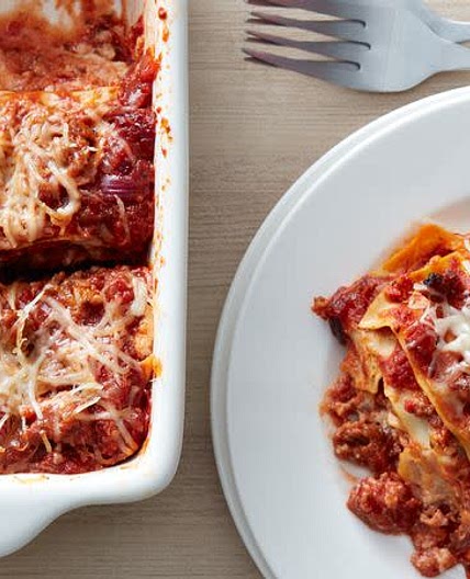 Italian Sausage Lasagna (Cooking for 2)