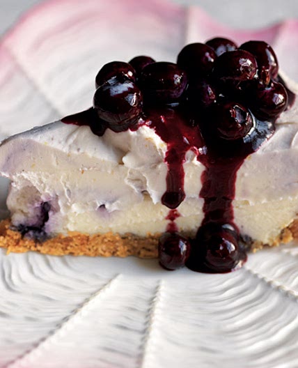 Blueberry cheesecake