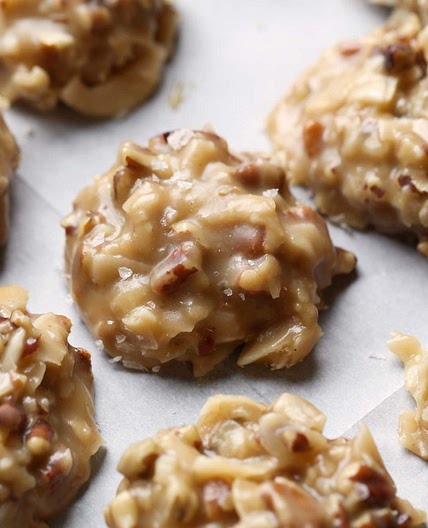 No Bake Coconut Praline Cookies