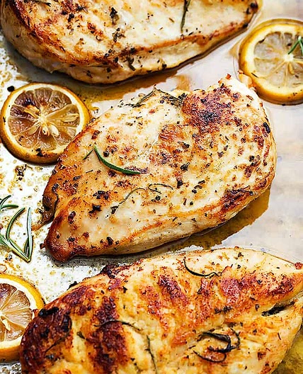 Easy Healthy Baked Lemon Chicken